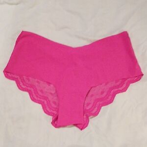Victoria's Secret Fuchsia Lace Back Cheeky